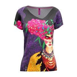 CRAZY IDEA T-SHIRT SHADE DONNA